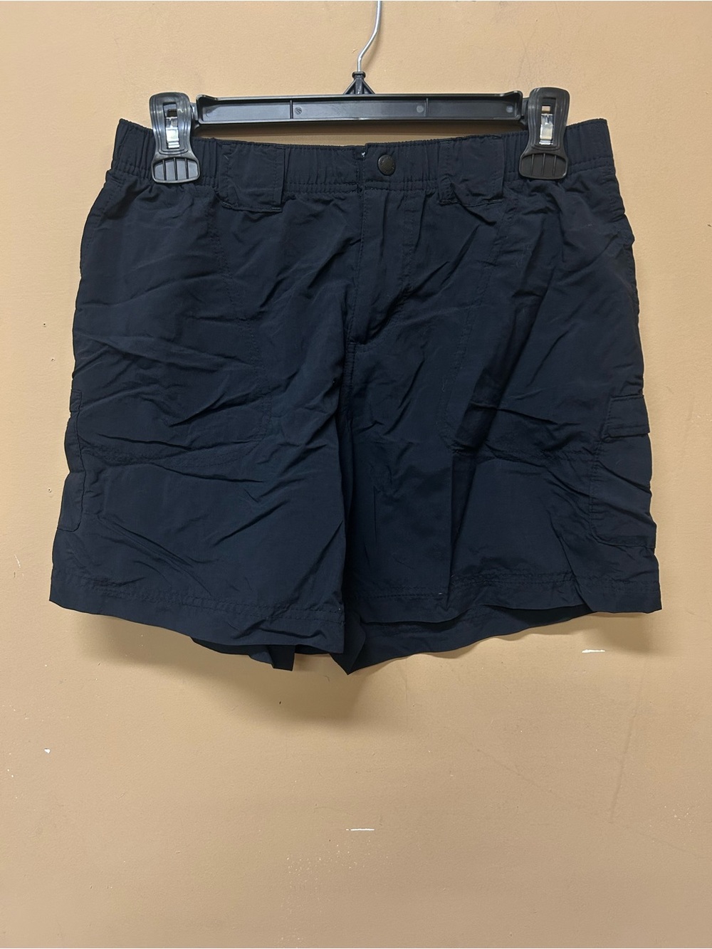 Columbia Black Nylon Outdoor Hiking Shorts Womens Size Small